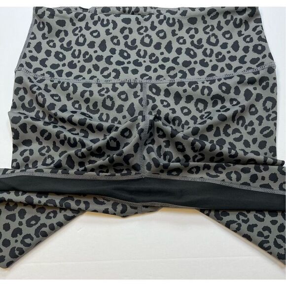 Anthropologie Allfenix Charcoal Jagger 7/8 Legging Grey Animal Print Size Medium - Picture 6 of 10